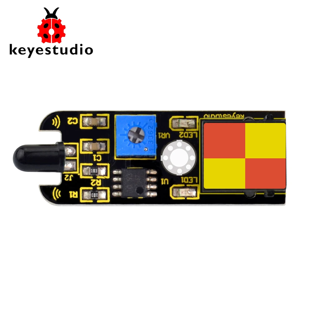 Новинка! Модуль датчика пламени Keyestudio RJ11 EASY plug для Arduino STEAM|flame sensor module|sensor moduleflame |
