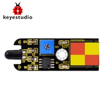 Новинка! Модуль датчика пламени Keyestudio RJ11 EASY plug для Arduino STEAM|flame sensor