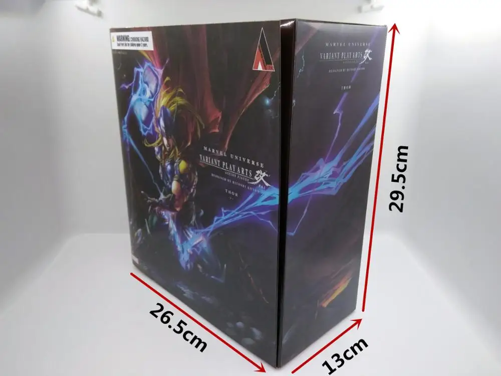 25 см Play Arts PA Marvel супер герой фильм Тор Аниме ПВХ Фигурки игрушки Аниме Фигурка Коллекция Модель игрушки для детей Подарки