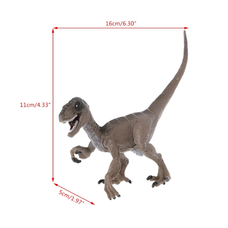 1 шт. Раптор динозавр фигурка игрушки ручная кукла Детская образовательная