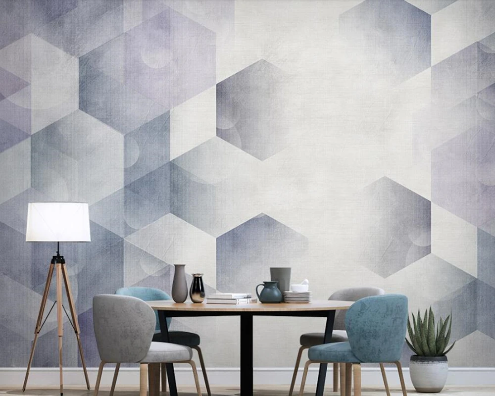 

Papel de pared modern geometric 3d wallpaper murals for living room sofa TV wall bedroom kitchen wall papers home decor bar cafe