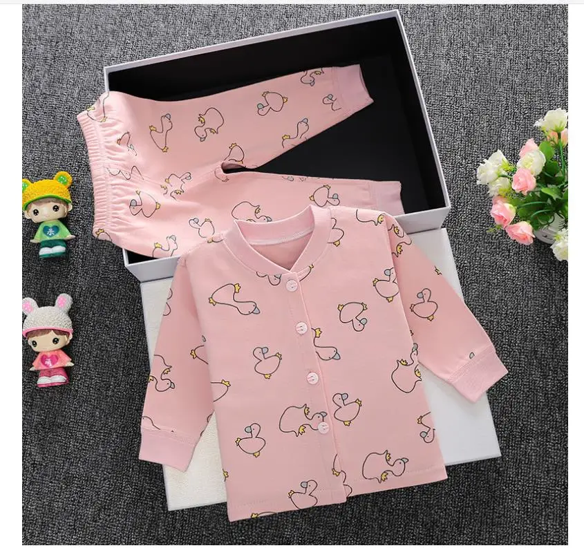 

Colorful cotton baby girl's fall suit 2