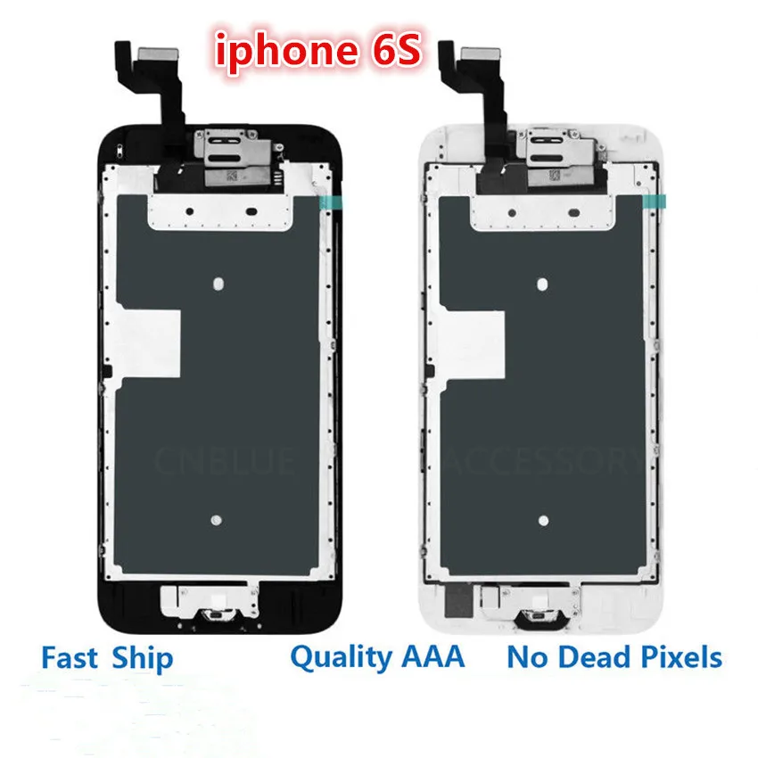 ЖК дисплей 4 7 дюйма для iPhone 6S 3D сенсорный экран с дигитайзером в сборе Замена