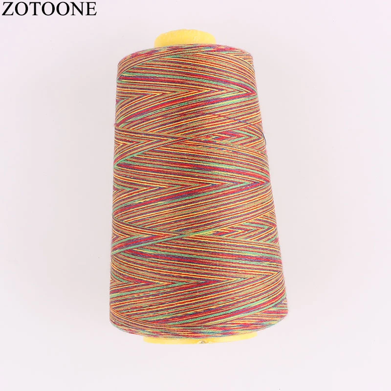 ZOTOONE DIY 40S/2 3000Y красочная швейная нить катушка полиэстер Швейные бедра вышивальная