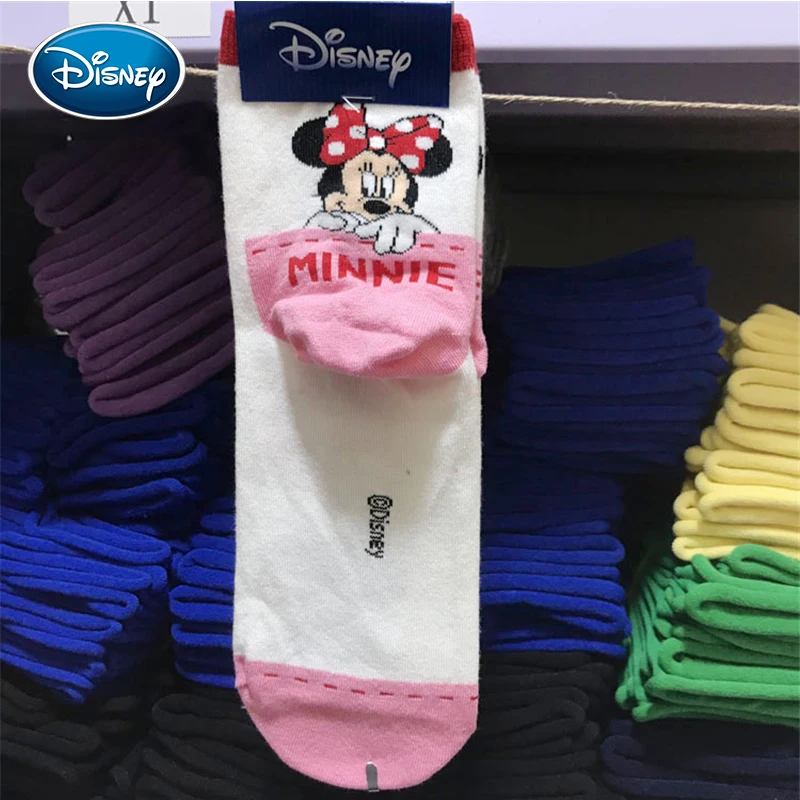 Disney 1 пара женские милые хлопковые носки с героями мультфильмов новые
