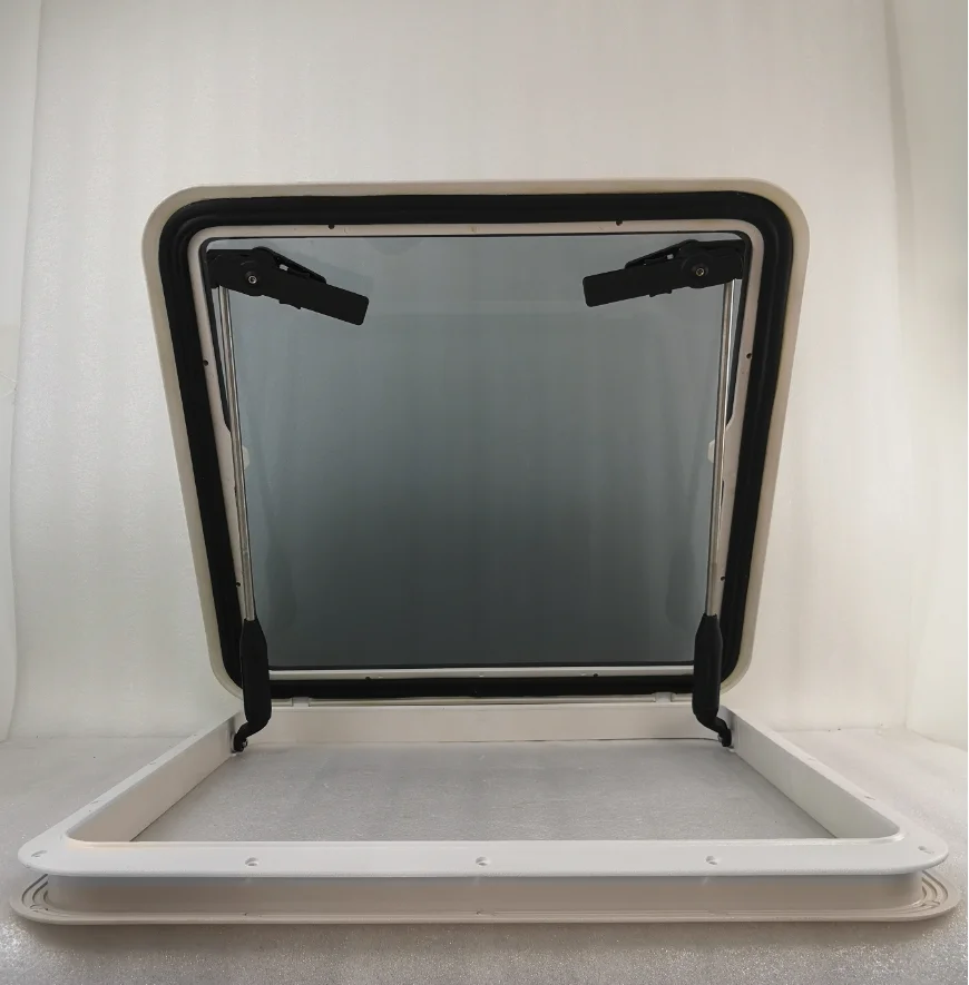 630*630 мм квадратный морской нейлоновый лодочный палубный люк окно с закаленным