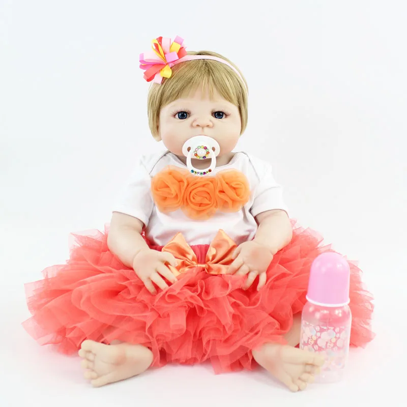 Кукла реборн силиконовая Реалистичная мягкая виниловая кукла принцессы подарок