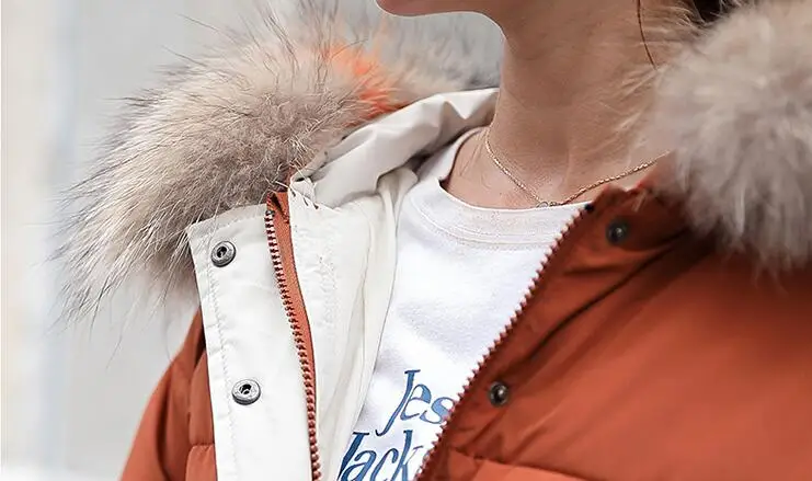 Новинка 2018 женские парки модное зимнее пальто модный пуховик с воротником из