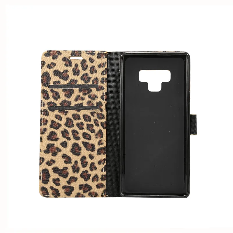 Leather Case For Samsung Galaxy Note 9 S9 S9+ Cover For Samsung S8+ NOTE 8 S5 S6 S7 Edge Card Holder Wallet Flip Stand Coque