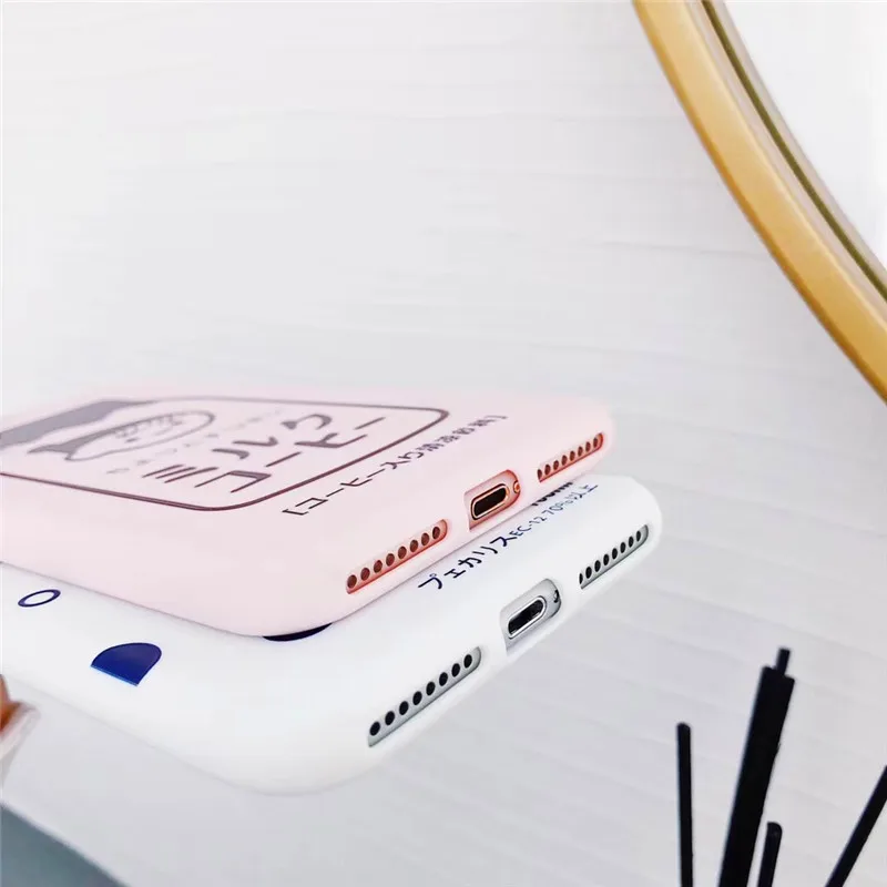 Силиконовый чехол для iPhone X 6 7 8 6s plus XR XS MAX 11 Pro Kawaii молочный TPU телефона s |