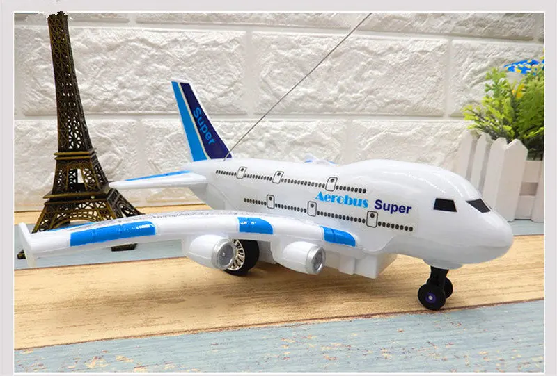 Airbus A380 модель самолета Звук Свет RC самолет дистанционного управления ткацких не