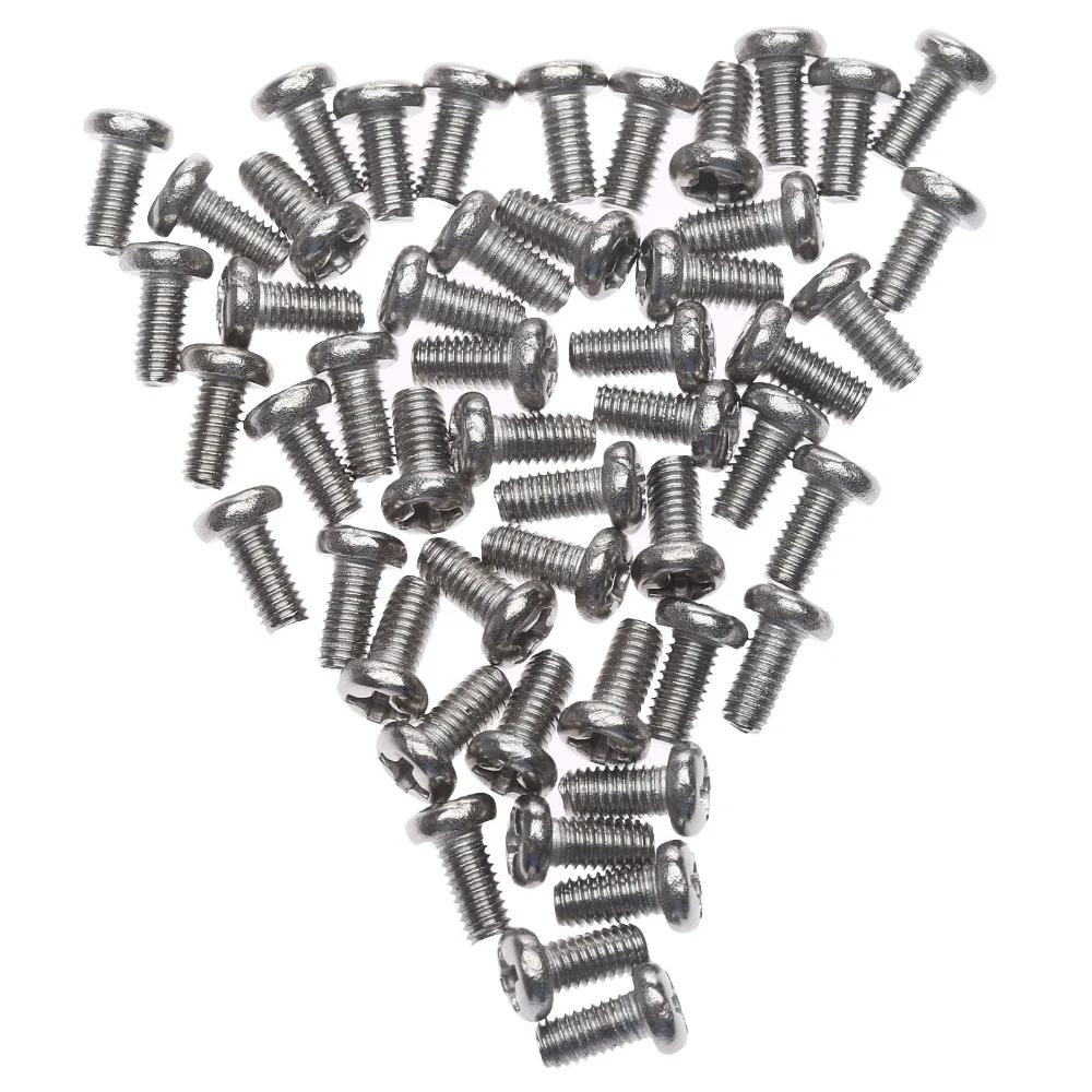 50 шт. M3 x6mm Сталь винты с шестигранной головкой болты гайки Кепки винтовые