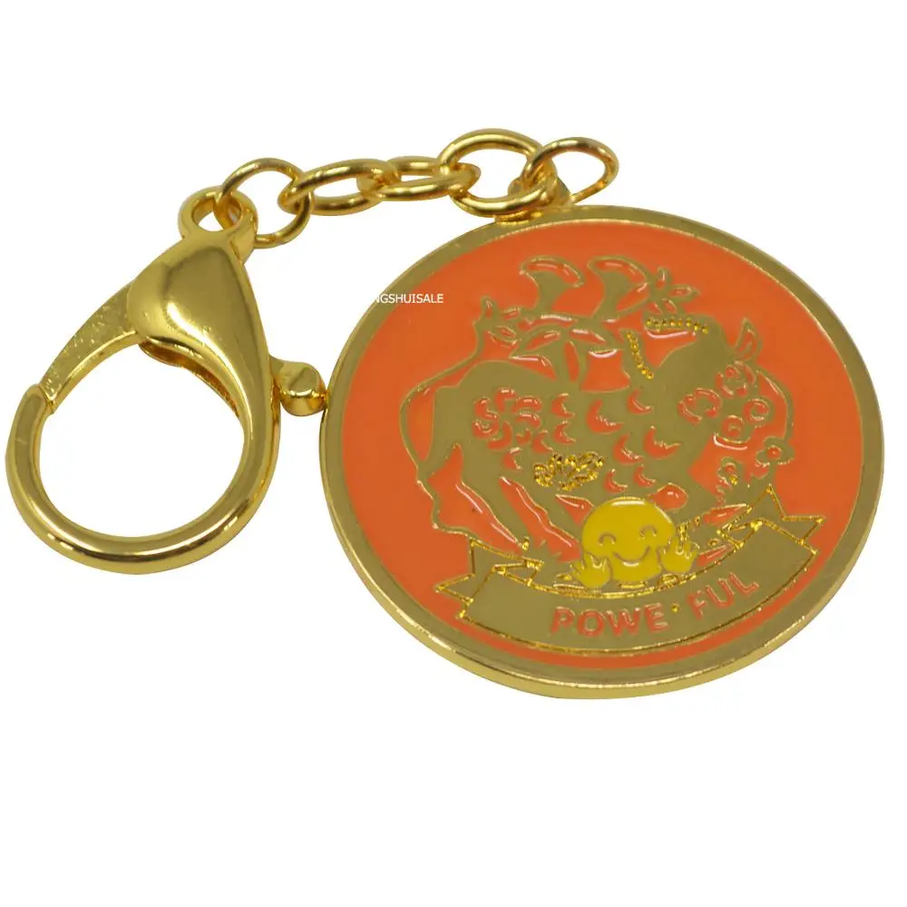 Fengshui 12 Animal Wish Geanting брелок для ключей с амулетом (OX)|Статуэтки и миниатюры| |