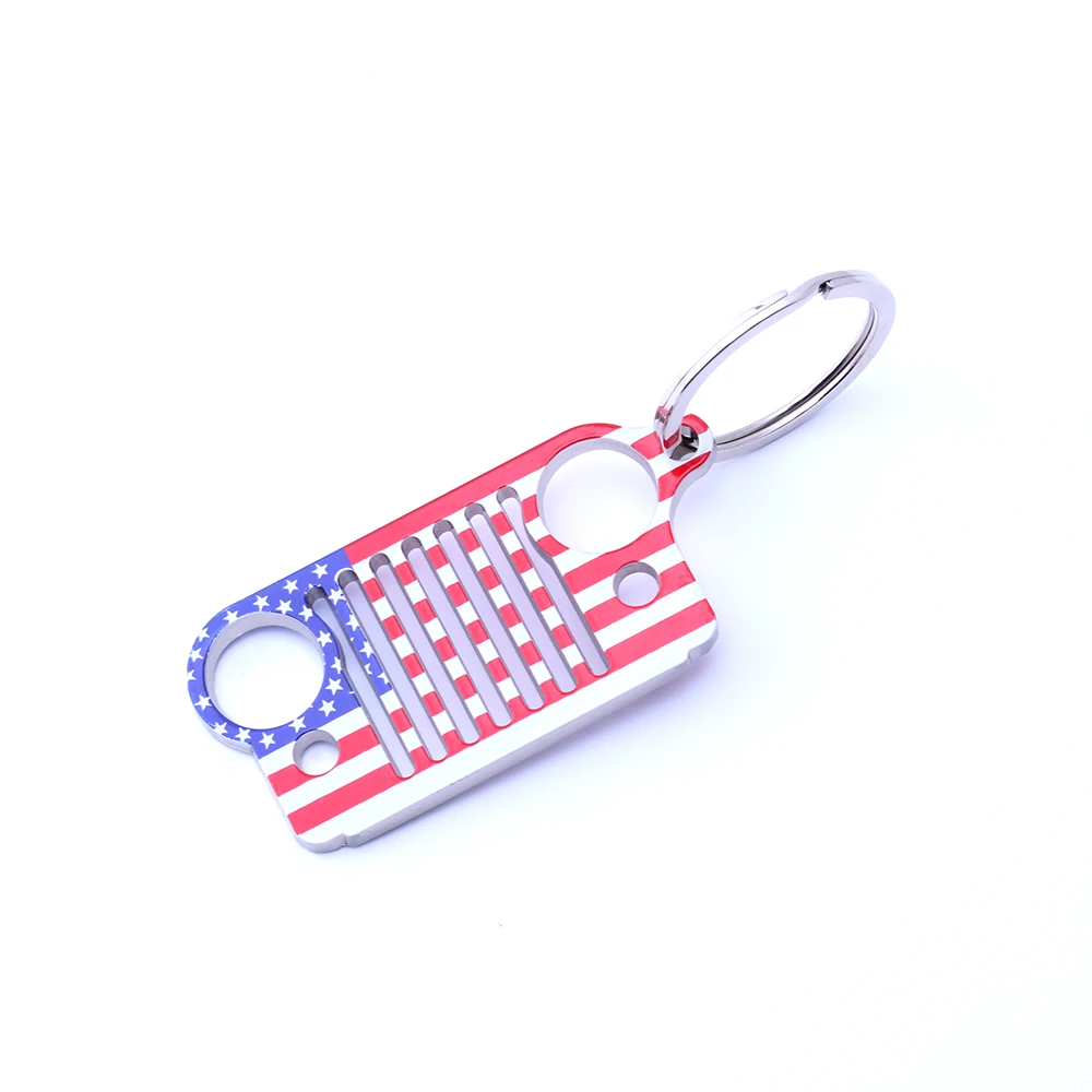 Брелок Armsky для jeep Perfer серебряное кольцо из нержавеющей стали 8 цветов|car keychain|jeep key