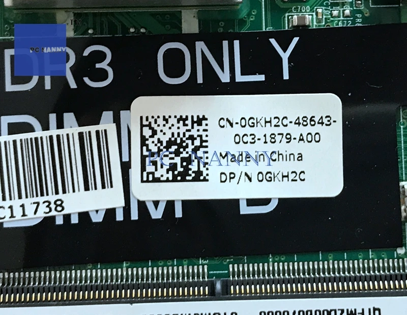 PCNANNY 0GKH2C GKH2C DA0UM9MB6D0 для Dell Inspiron 17R N7010 материнская плата ноутбука s989 HM57 GMA HD графика