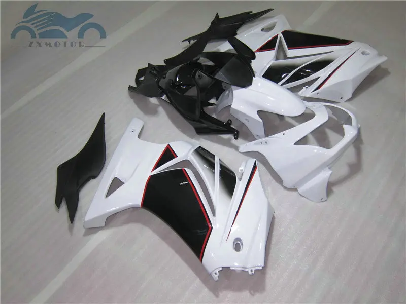 Индивидуальный комплект обтекателей для Kawasaki Ninja 250r 2008 2014 EX250 2009 2010 2011 2012 ZX 250 белый