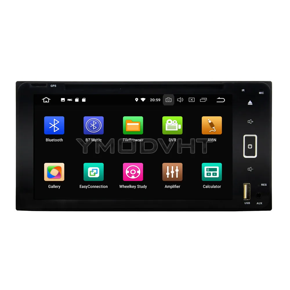 YMODVHT Android 8 0 четыре ядра 4 ГБ Автомобильный DVD Радио для TOYOTA RAV4/Hilux/Terios/Prado/Land