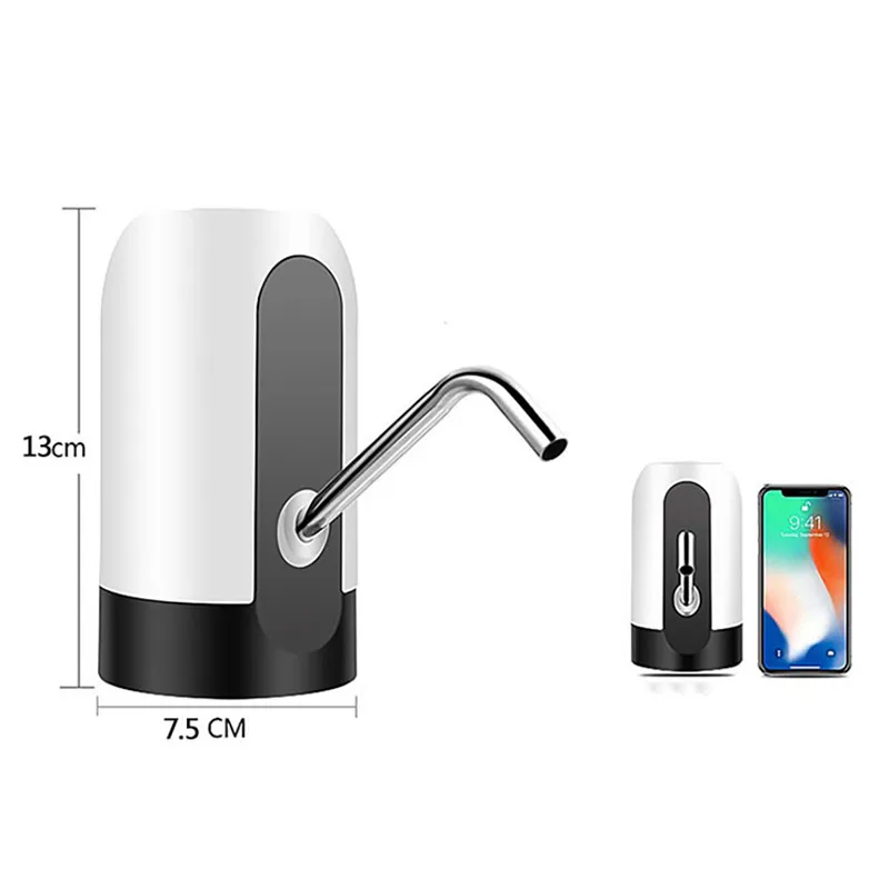 Usb зарядка Электрический насос ведро очиститель воды автоматический диспенсер воды давление воды Электрический водяной насос