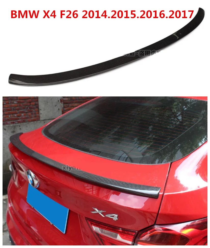 Спойлер из углеродного волокна для BMW X4 F26 2014 2015 2016 2017 высококачественные Спойлеры