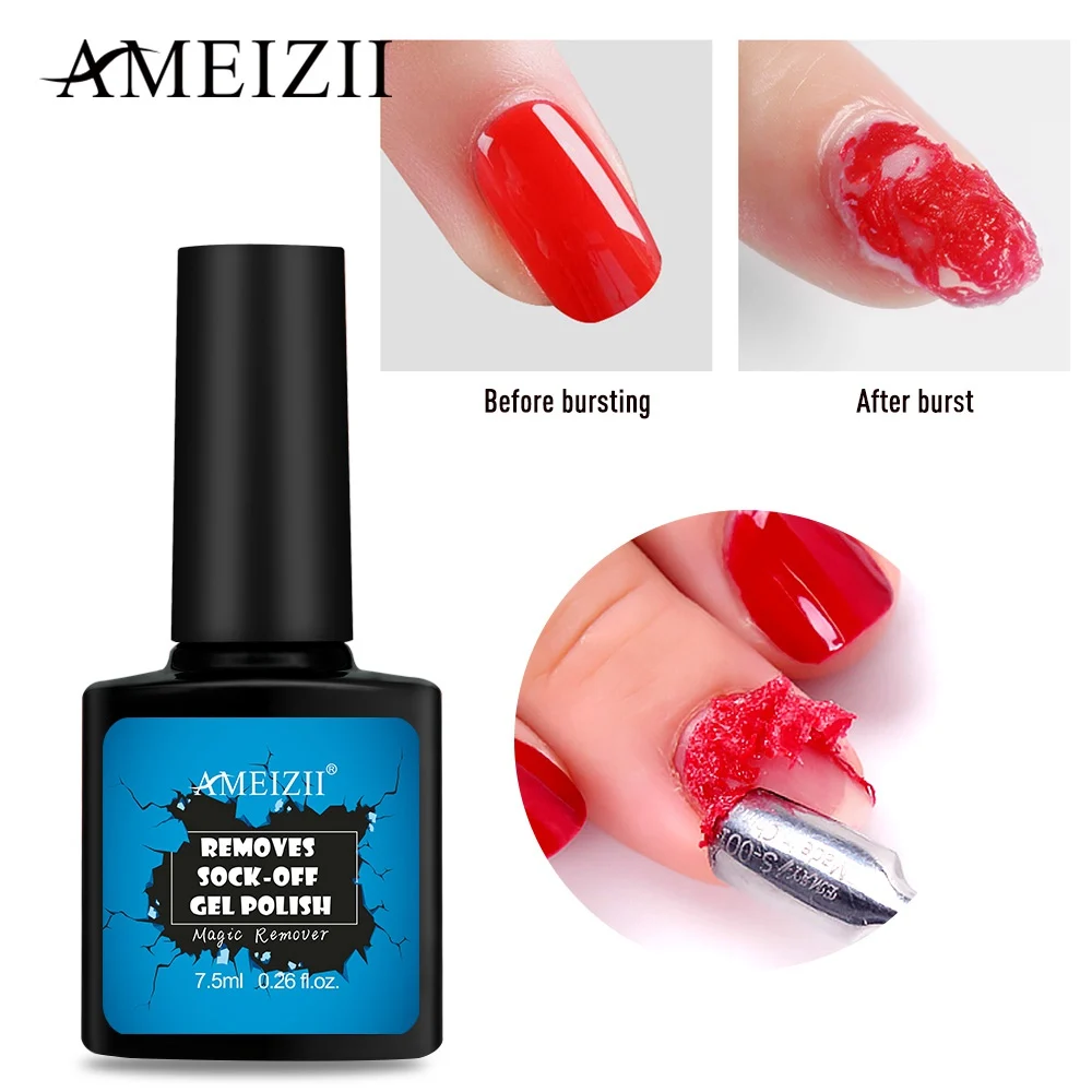 AMEIZII 2019 Новое волшебное лопнувшее средство для снятия гель лака Замачивание УФ
