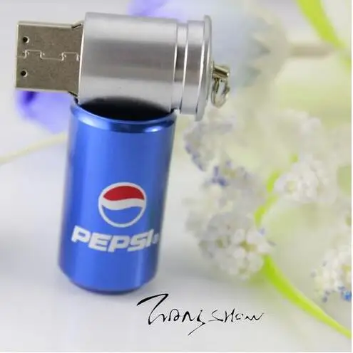 Кокс бутылки Pen Drive металла бутылку Пепси pendrive 64 Г 128 ГБ 256 usb flash drive memory stick диск U 512 1
