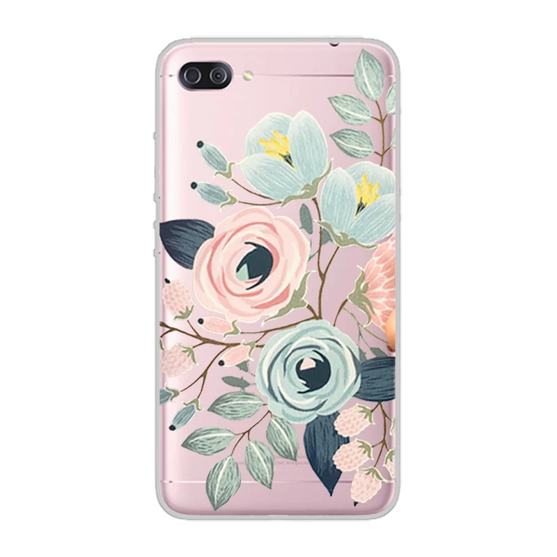 ciciber Phone Cases For ASUS Zenfone 4 Max Plus Pro Live 3 GO Case Soft Back Cover ZC520KL ZB501KL ZC554KL ZB500KL Flower Funda |
