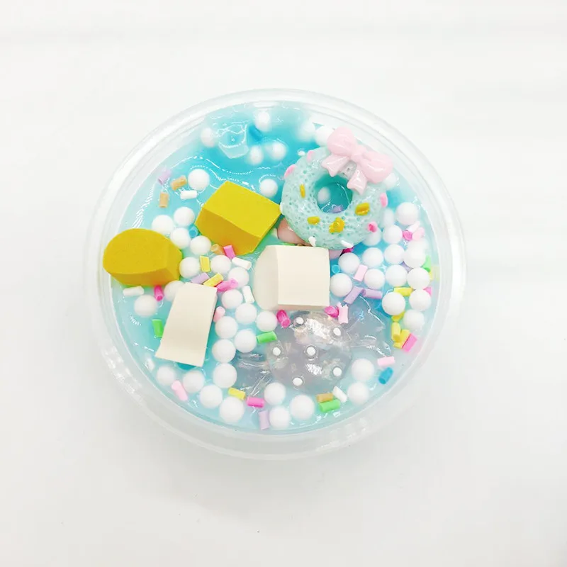 Сжимаемые игрушки Мороженое красивый цвет смешивания облака слизи шпатлевка