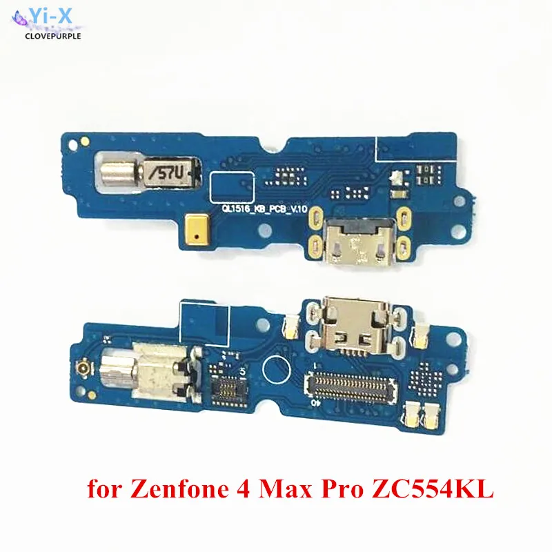 

Оптовая продажа, док-разъем 20 шт./лот, гибкий USB-кабель для зарядки с вибрационным мотором и микрофоном для ASUS Zenfone 4 Max Pro ZC554KL