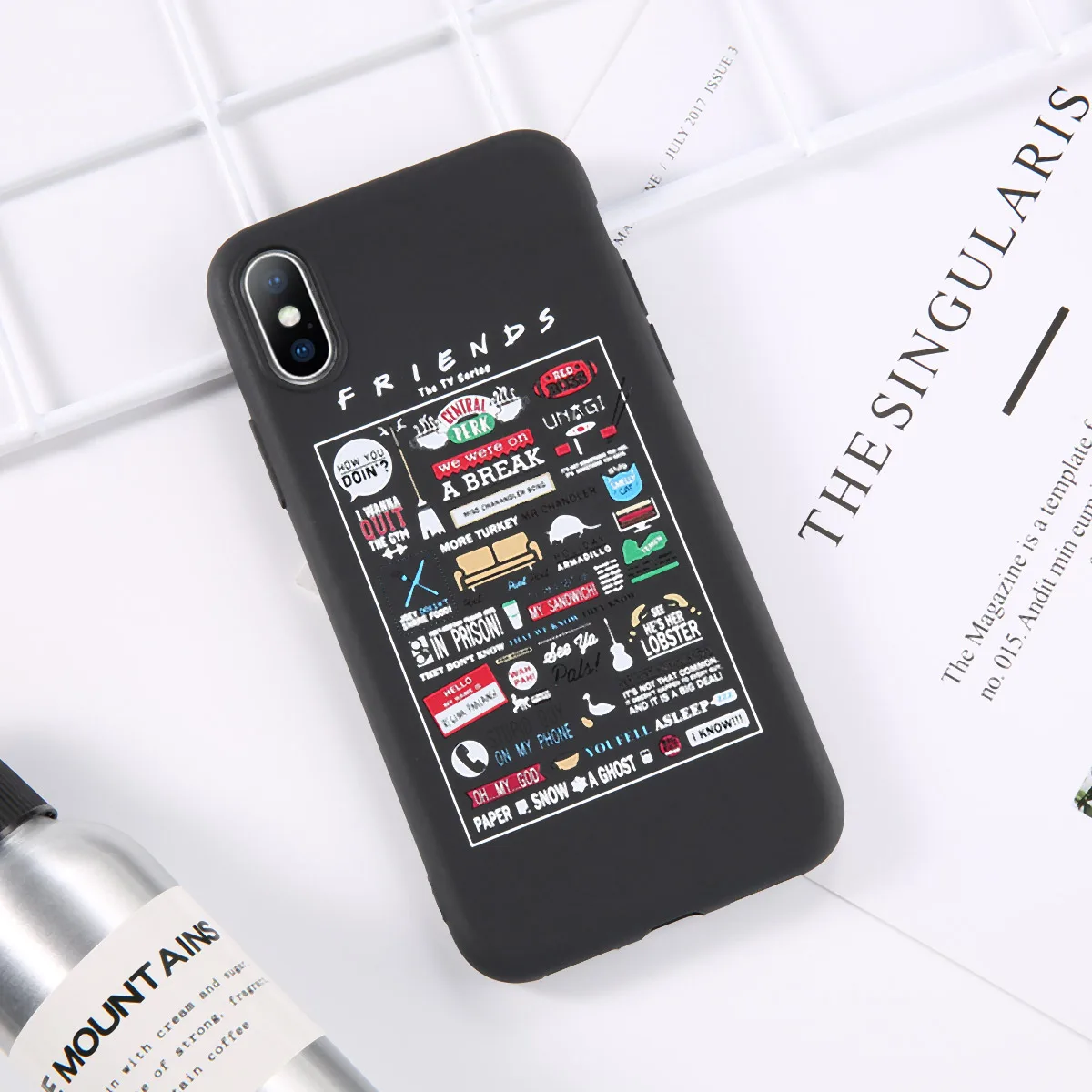 T3 Lovebay для iPhone 6 6s 7 8 Plus X XR XS Max 11 Pro Max 5 5S SE чехол для телефона центральный Perk Friends Мягкий ТПУ чехол для iPhone XS - Цвет: T3