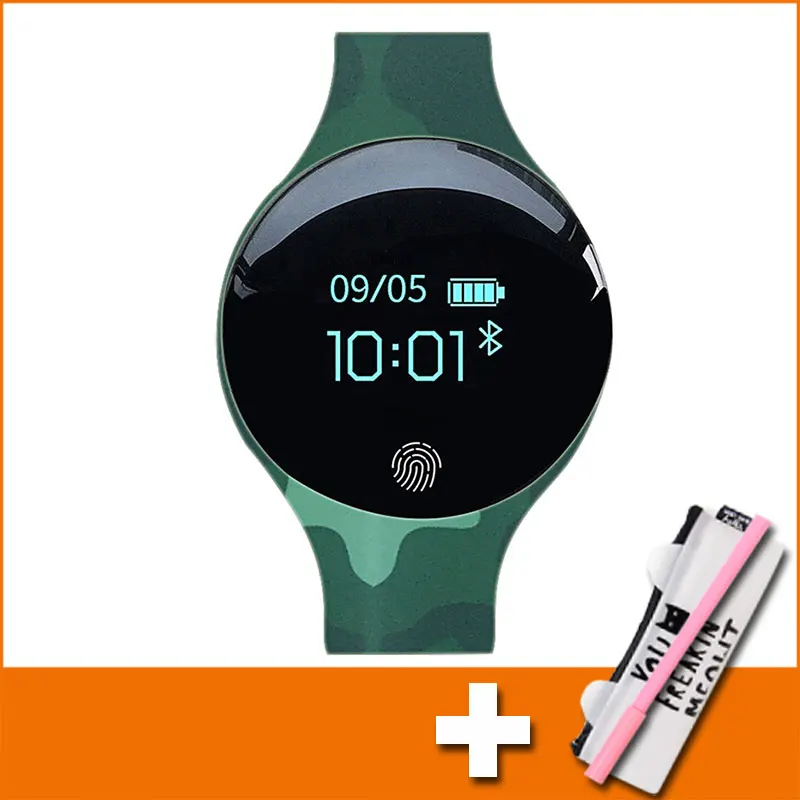 army green with gift Новые спортивные часы для детей, детские часы для девочек и мальчиков, наручные часы, электронный светодиодный цифровой наручные часы, детские часы с подарками - Цвет: army green with gift