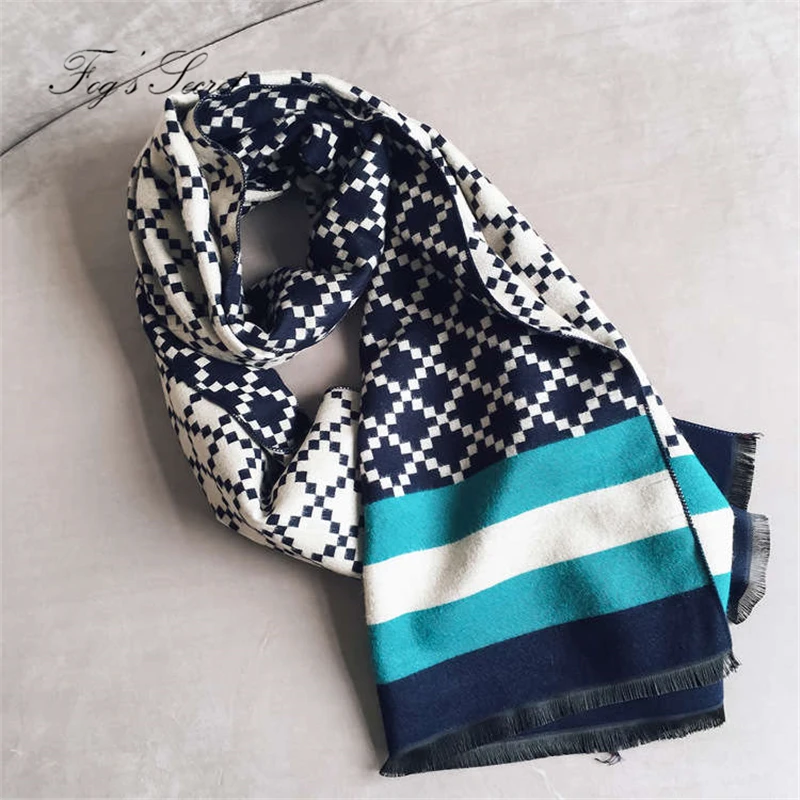 2018 Autumn Winter Warm Shawl For Women Trendy colorful Plaid printing patterns Elegant imitation cashmere scarves | Аксессуары для