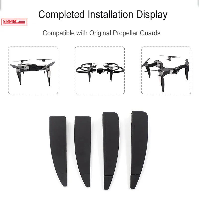 STARTRC DJI Mavic air drone Квадрокоптер с камерой Расширенный lanidng шестерни и светодиодный светильник комплект для DJI Mavic Air
