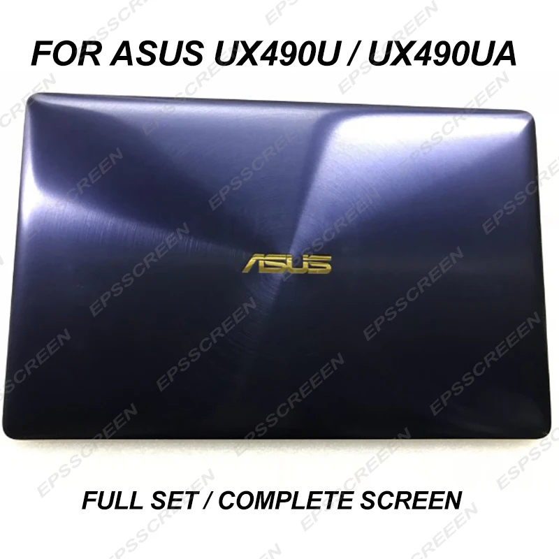 Новинка полный комплект FHD 14 0 дюйма экран для ASUS ZenBook 3 Deluxe UX490UA UX490U цветной голубой