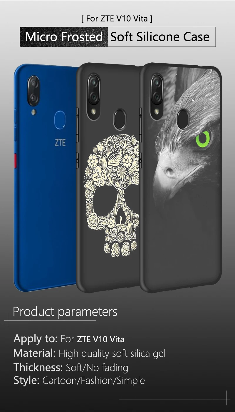 JURCHEN чехол для телефона zte Blade V10 Vita чехол для zte V10 Vita 6,2" силиконовый мягкий ТПУ чехол для zte Blade V 10 Vita чехол