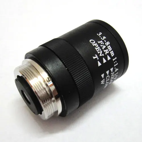 1/3 &quotCS F1.4 ручной Lris 3 5 8 мм CCD Объектив CCTV для цвета B/W Камера авто iris объектив|lens