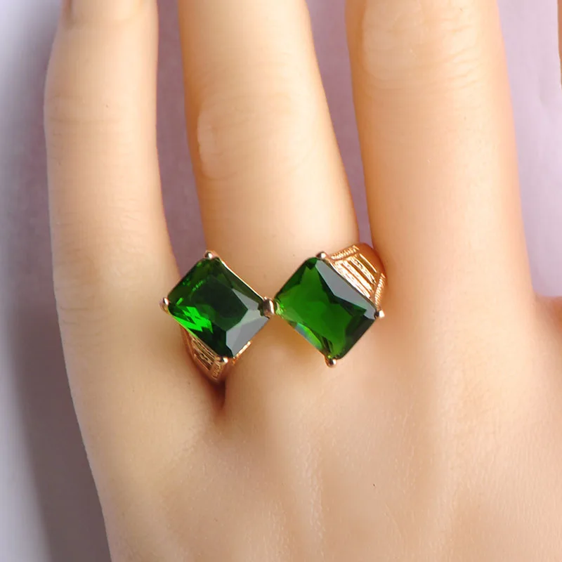 Кольца в благородном стиле MECHOSEN модные стразы свадебные кольца для невесты