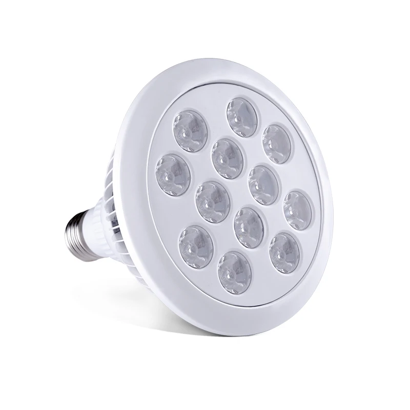 Новый дизайн Цоколь E27 12 Вт полный спектр светодиодная лампа для выращивания