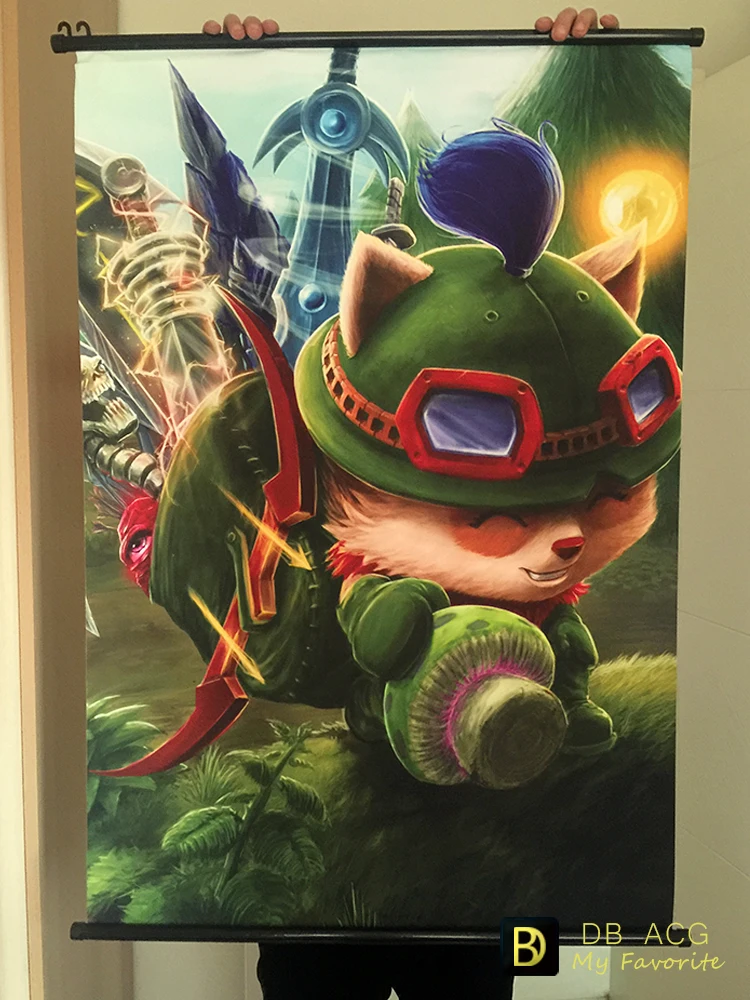 &quotЛига Легенд&quot HD мультфильм свитки постер Детская Спальня украшение Анимация