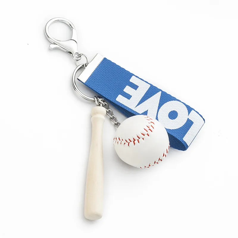 2019 Fashion Jewelry Cute Korea Creative Gift Mini Baseball Pendant Keychain Promotional Gifts |