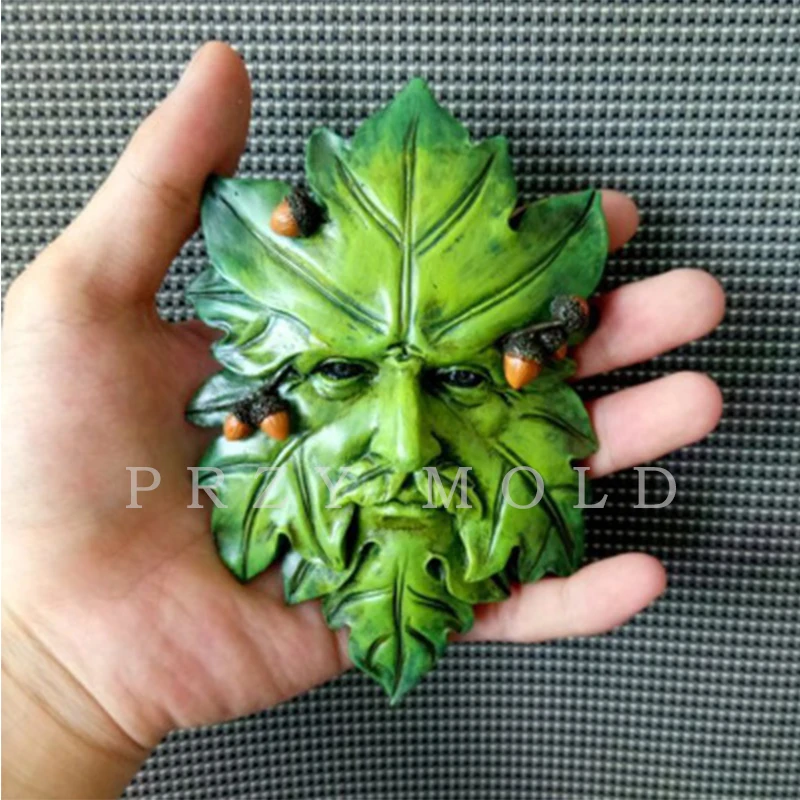 

PRZY Mold Silicone Handmade Molds For Home Decoractions Aroma Stone Molds With Leaves With Nut Classic Exclusive Leaf Man Moulds
