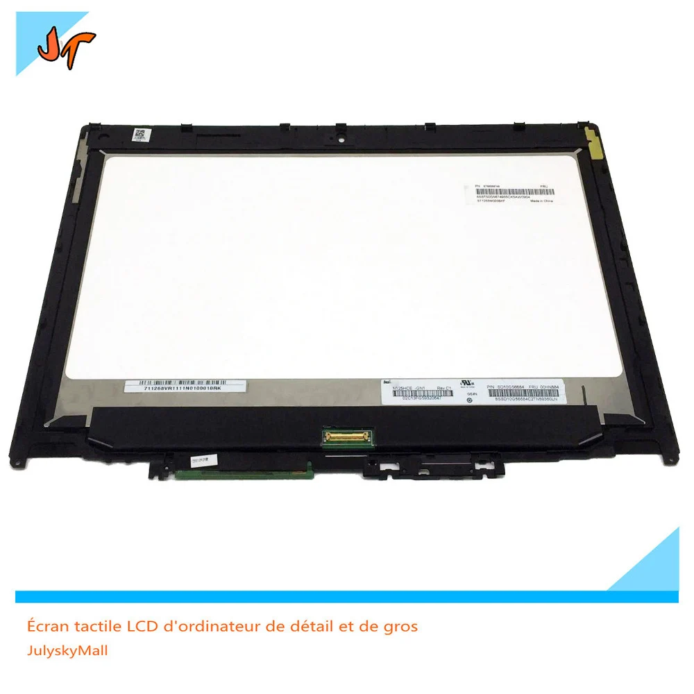 Новый 12 5 &quotсенсорный дигитайзер ЖК экран N125HCE GN1 B125HAN02.2 сборка для Lenovo ThinkPad Yoga 260