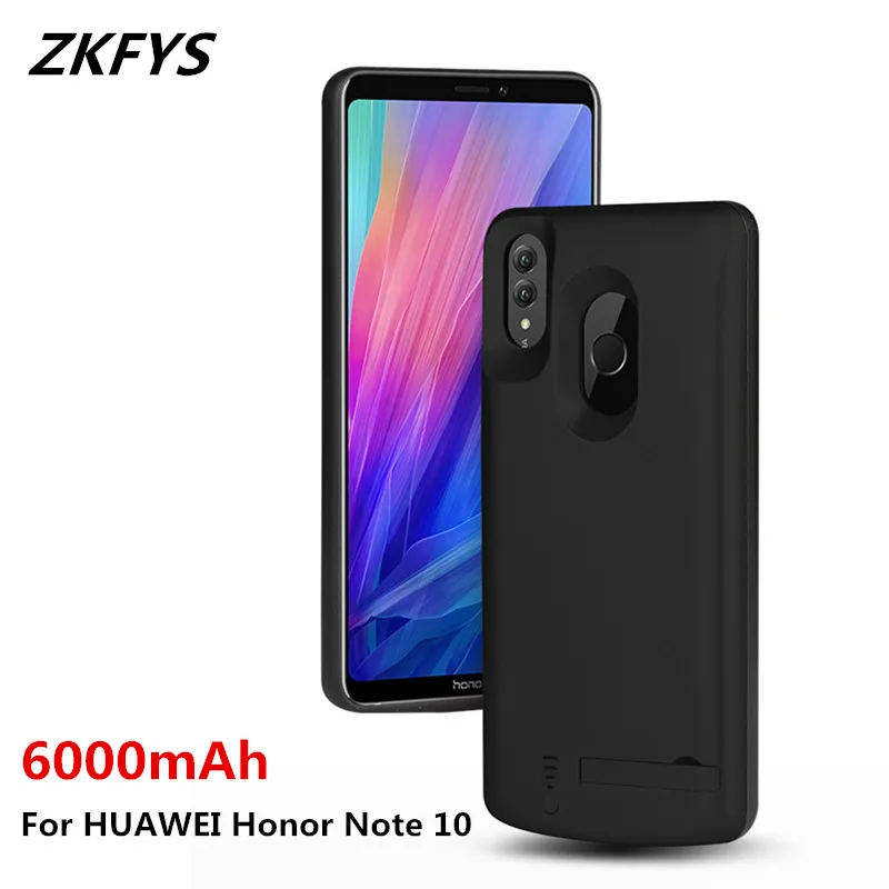 ZKFYS 6000mAh Портативное Ультра тонкое быстрое зарядное устройство для huawei Honor Note 10 чехол для зарядного устройства