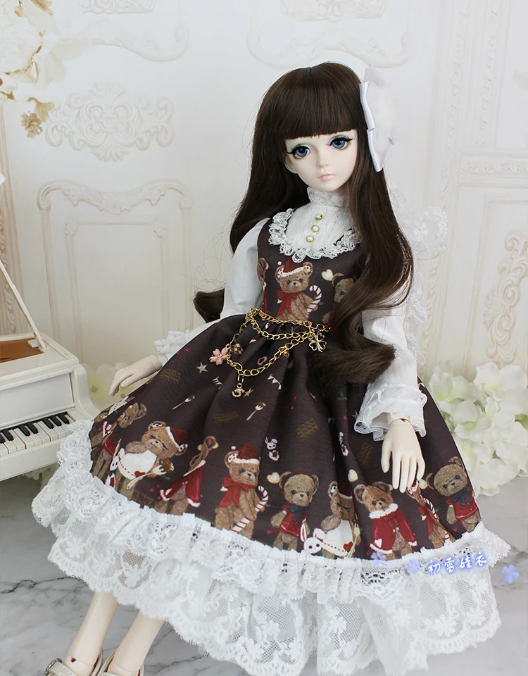 Bjd 1/4 одежда 1/6 1/3 Кукла Одежда весеннее платье набор для детей подарок игрушки BJD
