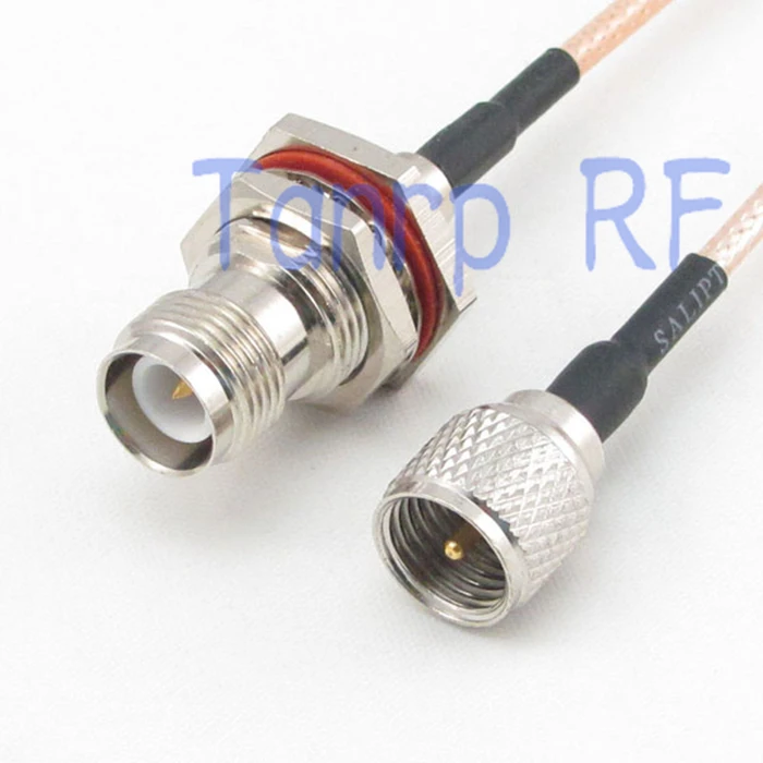 

10pcs 15CM Pigtail coaxial jumper cable RG316 extension cord 6inch mini UHF male plug to RP TNC female jack RF adapter connector