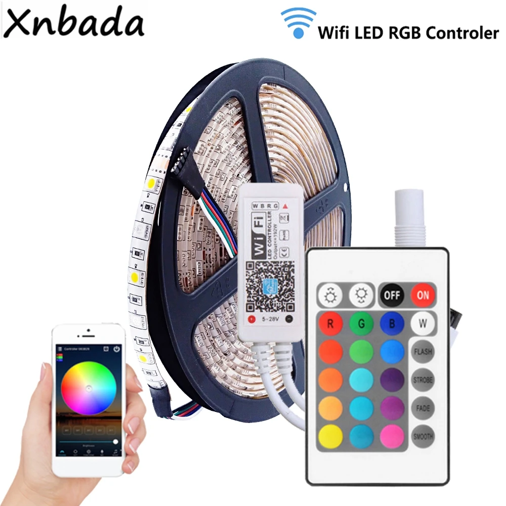5050SMD 60 светодиодов/м RGBWW светодиодные полосы света DC12V Волшебный дом мини смартфон