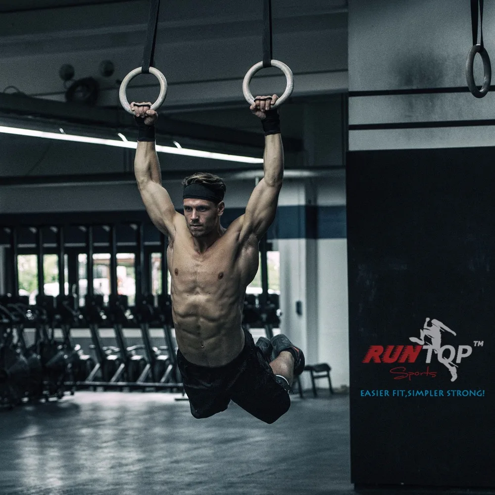 Кожаные перчатки для тренировок RUNTOP Crossfit WODS защитный наручный бандаж рук и