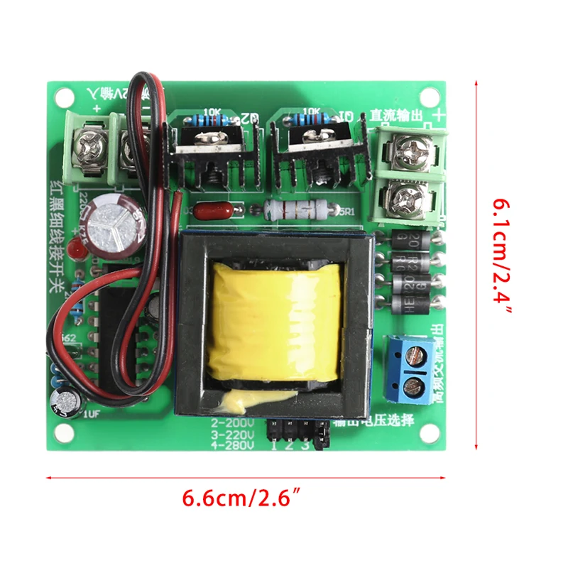 DC AC преобразователь 12V постоянного тока до 110V 200V 220V 280V 150W инвертор Boost доска