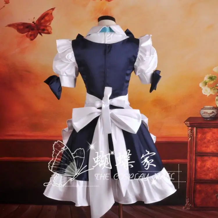 Бесплатная доставка Косплей-костюм проект Touhou Izayoi Sakuya |