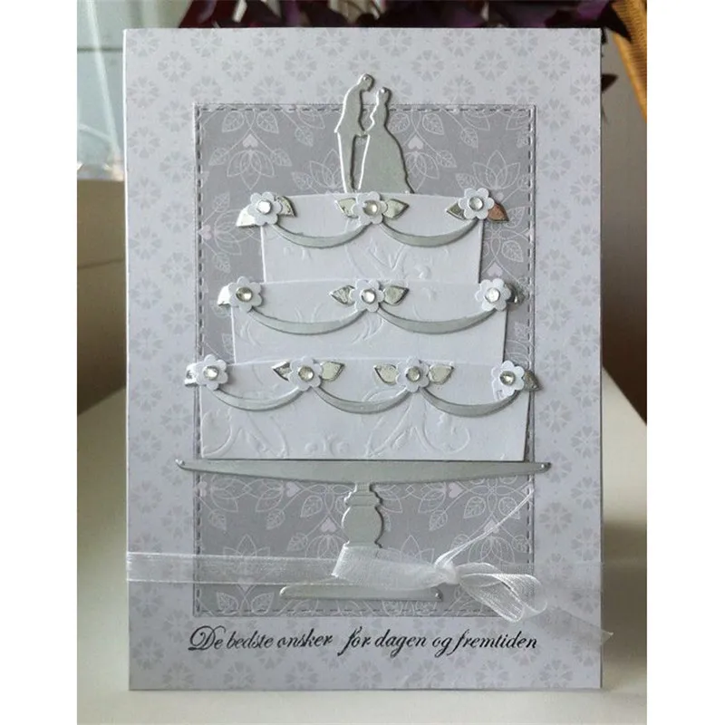 YaMinSanNiO Wedding Cake Metal Cutting Dies New for 2019 Die Cuts Card Making Craft Embossing Scrapbooking | Дом и сад