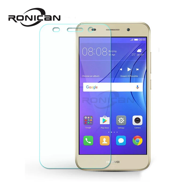 Закаленное стекло для Huawei Y3 2017 3 III CRO L02 L03 L22 L23|Защитные стёкла и плёнки телефонов| |